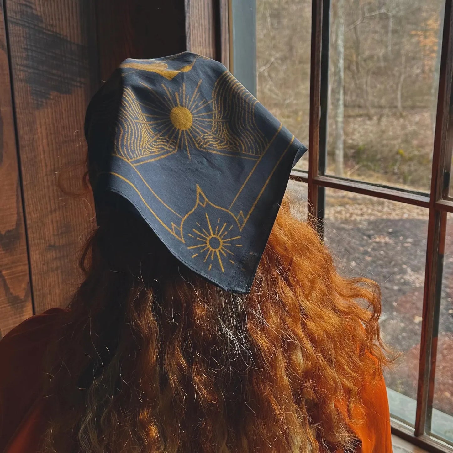 Sacred Heart Lightning Storm Bandana - Adventure Handkerchie